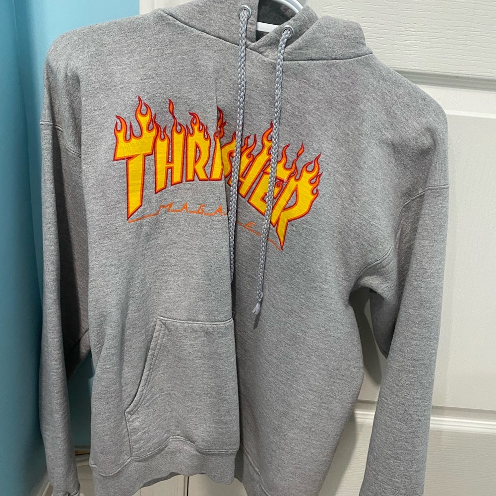 Gray Thrasher Hoodie